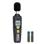 Sound Level Meter, Tadeto Digital Sound Level Portable Decibel Meter 30dB to 130dB with LCD Display A/C Weighted for Home Factories