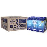 Aptamil 2 Follow On Baby Milk Ready to Use Liquid Formula, 6-12 Months, 200 ml, (Pack of 18)