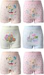 BODYCARE Cotton Cartoon Printed Unisex Panties Bloomer, Pack Of 6, Multicolour