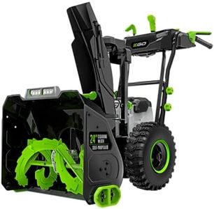 EGO Power+ SNT2406 24 in. Self-Propelled 2-Stage Snow Blower with Peak Power Two 10Ah Batteries and Two 550W Rapid Chargers Included
