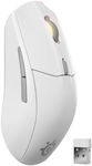 SteelSeries Rival 3 Wireless Gen 2 Gaming Mouse — 2.4GHz and Bluetooth — 18000 DPI TrueMove Air Optical Sensor — 60 Million Click Durability — Light-Weight — 100% PTFE Feet — White