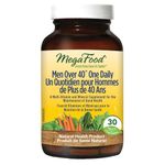 MegaFood Men’s One Daily| Whole Food Based Multivitamin for Men Over 40| Iron-Free, with Vitamin C, E, Zinc, Vitamin B12| Men’s Multivitamin | Supports Optimal Health and Wellbeing| 30 Tablets| 1 Month supply