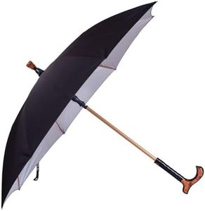 Sun Brand Walking Stick 2-in 1, UV protective, Auto Open Umbrella