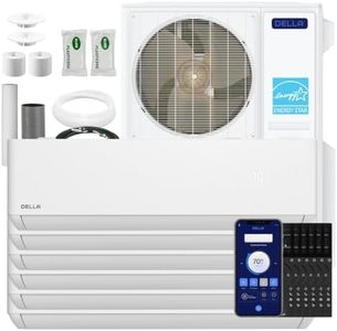 DELLA 55K BTU 6 Zone (6x12K) Mini Split AC, 22.5 SEER2,Up to 3300 Sq.Ft