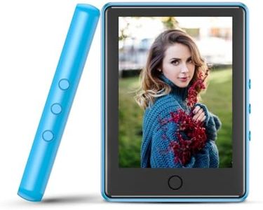 YFFIZQ 96GB MP3 Player with Bluetooth 5.1,2.8'' Full Touch Screen MP4 Player with Speaker,Portable HiFi Lossless Sound MP3 Player with FM Radio,Voice Recorder,E-Book,Armband,Support up to 128GB