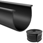 5/16" T Ends Garage Door Bottom Weather Seal Fits Garage Door Seals Bottom Rubber U-Bottom Seal Weatherproofing Sealing Professiona Grade Rubber 3 3/4" Width X 16 Feet Lenth