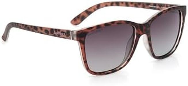 Fastrack Sunglasses for Women With Polarized lens Square Shape with Green lens