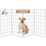 Dog Barrier - Dog Pen, Dog Guards for Home, Dog Fence Outdoor, Dog Barrier for Home, Dog Fence Indoor, Dog Fencing for Garden, Free Standing Dog Barrier, Puppy Fence, Puppy Pen 4ft (1.2m)