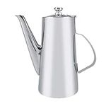 Stainless Steel Teapot, 2L Thickened Stainless Steel Teapot Elegant Tea Coffee Water Kettle Stainless Steel Tea Kettle for Home Restaurant(#2)