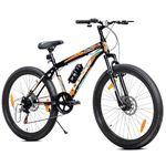 Leader Beast 29T Multispeed (7 Speed) Mountain Bike with Front Suspension & Dual Disc Brake - Black/Orange. Ideal for 15 + Years (Frame: 19 Inches) Mens