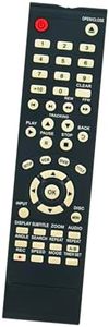 NA727UD Replace Remote Compatible with Philips DVD VCR Combo Player DUP3340U/17 DVP3340U/17 DVP3345V DVP3345V/F7 DVP3345V/17 DVP3345V/17B DVP3345V/F7B DVP3345V/F7E