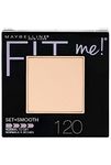 Maybelline New York Fit Me Natural Perssed Powder For Normal Skin, 120 Classic Ivory, 9G