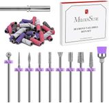 MelodySusie Nail Drill Bits, 10Pcs 