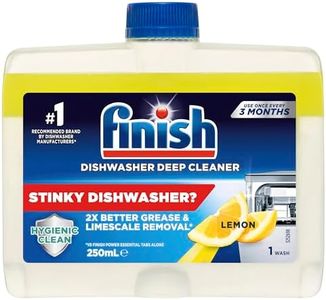 Finish Dishwasher Cleaner Liquid, Lemon Sparkle, 250ml, 1 Pack