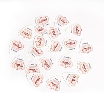 Alice Guitar Picks with Non-Slip Features and Comfortable Feel - Crown Guitar Picks 20 Pack Includes 0.46mm, 0.71mm & 0.96mm, the King Series Guitar Accessories with Thin, Medium & Heavy Gauges