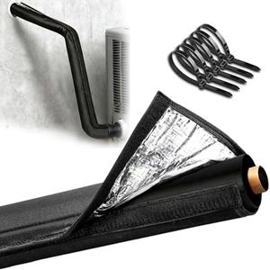 MYLIFESION Outdoor Pipe Insulation Wrap Cover, 70.86''×10.2'' 600D Oxford AC Pipe Insulation, Suitable for Air Conditioning Pipes, Cables, Water Pipes, and Prevents External Damage