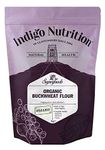 Indigo Herbs Organic Raw Buckwheat Flour 1kg | Gluten Free | High Fibre | Certified Organic | Vegan