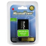 Maximal Power DB NIK EN-EL1 Replacement Battery for Nikon Digital Camera/Camcorder (Black)