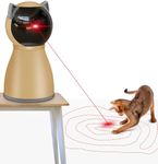 Valonii Cat Laser Toy Automatic, [2024 Newly Upgraded] Real Random Trajectory Rechargeable Interactive Laser Cat Toys for Indoor Cats/Kittenes/Dogs,Three Speed Modes