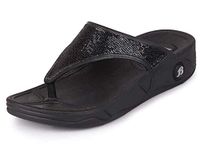 Bata Women Flip-Flops & Slipper (Black, 7UK)