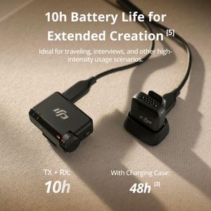 DJI Mic Mini Wireless Lavalier Microphone – Compact Clip-On Audio