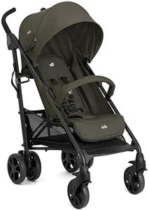 Joie brisk™ lx Buggy, leicht, flache Liegeposition, großer Korb, vorwärtsgerichtet, 5-Punkt-Gurt, Geburt bis 4 Jahre (0–22 kg) (SAGE)