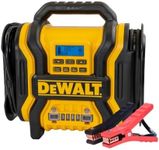 DEWALT DXAEPS14 1600 Peak Battery Amp 12V Automotive Jump Starter/Power Station with 500 Watt AC Power Inverter, 120 PSI Digital Compressor, and USB Power, Yellow