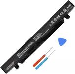 Tcudol A41N1424 Laptop Battery Replacement for ASUS ROG GL552 GL552V GL552VW GL552J GL552JX GL552VX GL552VXM ZX50 ZX50J ZX50JX ZX50V ZX50VW Series 0B110-00350000 0B110-00350300 [2600mAh 38Wh]
