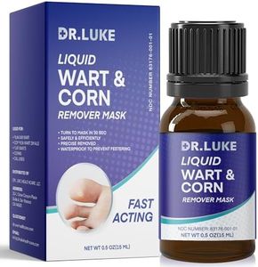 Dr. Luke Corn Removers for Toes: Deep Corn Removal for Feet Hand - Fast Acting Salicylic Acid Wart Corn Removers for Feet Hand Corn Callus Plantar Wart Common Wart Flat Wart - 0.5 Oz