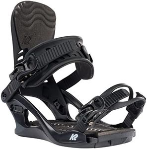 K2 Cassette Womens Snowboard Bindings, Black, M