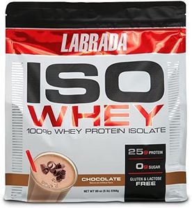 Labrada Nutrition ISO Whey 100% Premium Whey Protein Isolate, Chocolate, 2.268 Kg