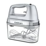 CUISINART HM-90BCS Power Advantage Plus 9-Speed Handheld Mixer with Storage Case, Brushed Chrome