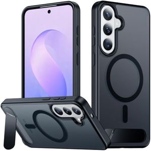SPIDERCASE Magnetic for Samsung Galaxy S26 FE Case,with Stand,Black