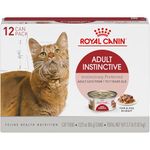 Royal Canin Feline Health Nutrition Adult Instinctive Thin Slices in Gravy Canned Cat Food (12 Pack), 3 Oz