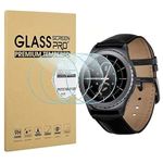 Diruite 4-Pack for Samsung Gear S2 Screen Protector Tempered Glass [2.5D 9H Hardness] [Anti-Scratch] [Bubble-Free]