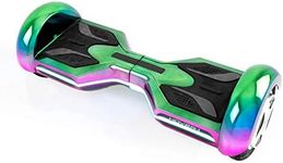 Hover-1 Eclipse Electric Hoverboard | 8MPH Top Speed, 8 Mile Range, 3.5HR Full-Charge, Built-In Bluetooth Speaker, Rider Modes: Beginner to Expert, Iridescent