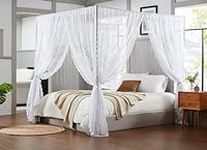 Warm Home Designs Lace Canopy Bed C