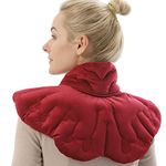 Aroma Season Microwave Heating Pad for Neck and Shoulder (Red)