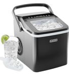 Iceman Dual-Size Ice Maker Countertop - Portable Ice Machine, Large and Small Ice Machine Maker with Self Cleaning, 9 Cubes in 7 Mins, 22lbs/24hrs, for Home, Kitchen, Office, Party, Ice Scoop Included
