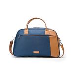 THE ASSEMBLY Polyester Assembly Duffle Bag For Travel 38 Litres|Weekender Travel Bag With Separate Organiser Compartments - Verve (Blue), 50 x 25 x 30 Centimeters