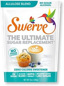 Swerve Zero Calorie Allulose Granular Sugar Replacement Sweetener, 12 Ounce Bag