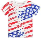 Little Boys 4th of July T-Shirt Ame