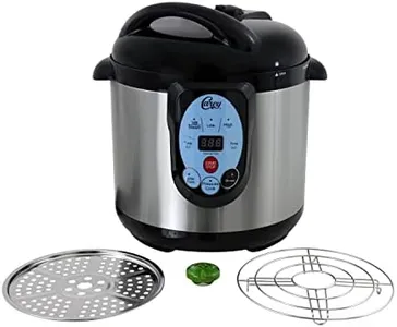 CAREY DPC-9SS Smart Electric Pressure Cooker and Canner, Stainless Steel, 9.5 Qt