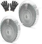 Axisculpt 2Roll Galvanized Metal Pipe Strap 3/4-Inch x 50-Feet 24-Gauge for Pipe Support Pipe Hanger Strap Metal Strapping with Hole Flexible Trimming