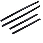 4pcs Front and Rear Lower Door Window Rubber Weatherstrip Seal Fits for 1999-2016 Ford F250 F350 F450 F550 Super Duty Crew Cab 2000-2005 Excursion Replaces F81Z-2520758-AA 1C3Z-26253A24-A