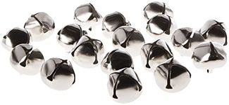 Jingle Bells 1-Inch, 18/Pack, Silver