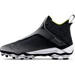 Under Armour Men's Highlight Hammer Mc Football Shoe, Black/White, 8