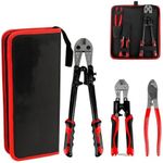 Prowin 14" Bolt Cutter & 8" Cable Cutter Set – Heavy Duty, CR-V Steel, Maximum Opening 1.55" for Bolts, Cables, and Wires – Ideal for Professional & DIY Use – Non-Slip Ergonomic Handles