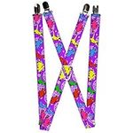 Buckle-Down Men's Suspender-Dinosaurs Braces, Multicoloured, One Size