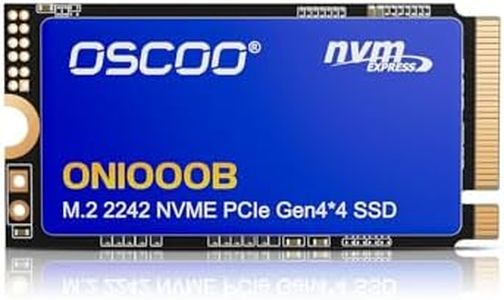 OSCOO 2TB NVMe SSD – M.2 2242 PCIe Gen4x4 Internal Solid State Drive, Up to 5400MB/s Read & 4900MB/s Write, 3D NAND, Compact High-Speed Storage for Ultrabooks, Mini PCs, Embedded Systems - ON1000B